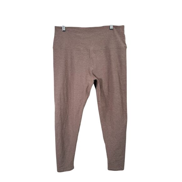 Beyond Yoga Spacedye Caught in the Midi High Waisted Leggings Beige Womens XXL - Picture 1 of 5